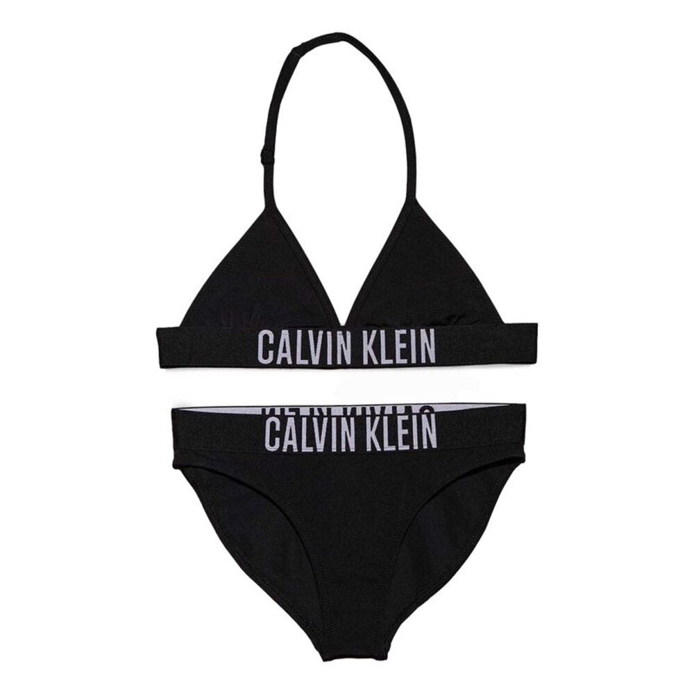 Calvin Klein Girls Triangle Cups Two-Piece Swimsuit / Orange